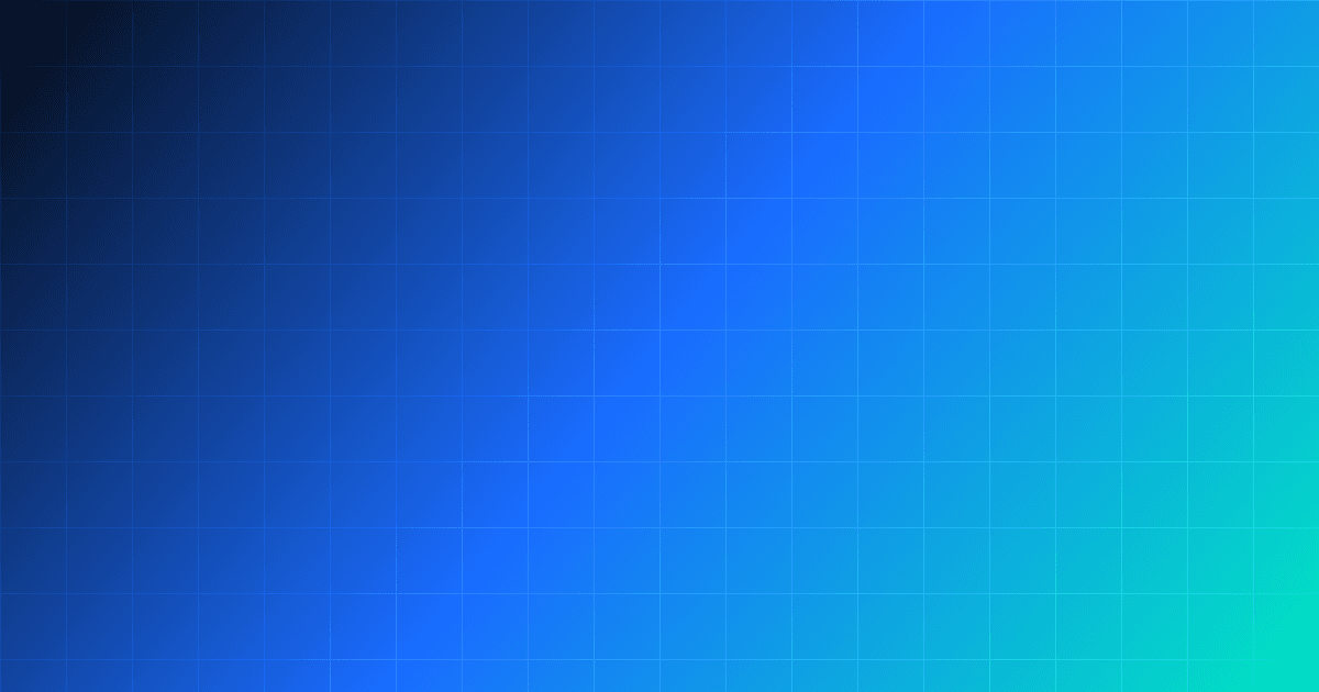 Portada de prueba con un degradado azul y verde
